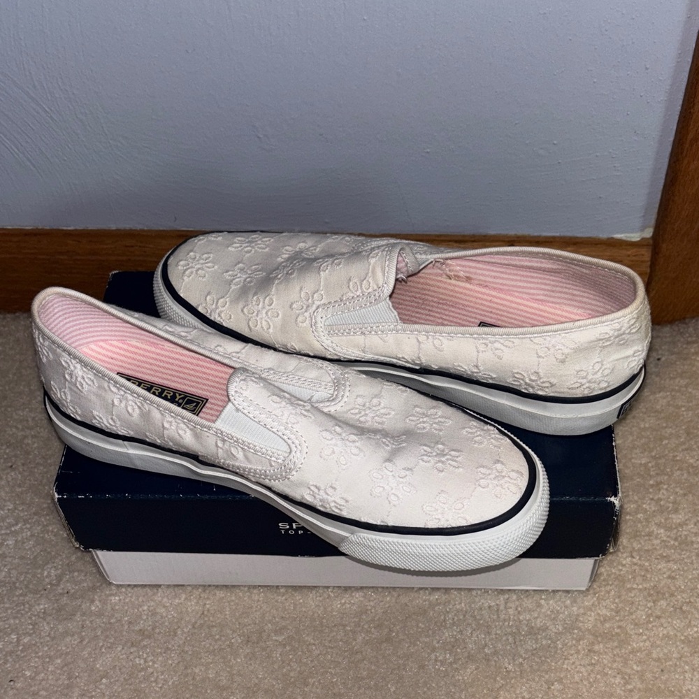 Women's Floral Slip-On Sneakers Sperrys